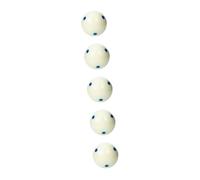 TOYANDONA 5 Pièces Boule de Billard Professionnelle Résine Six Points Boule Blanche Résistante pour Jeu de Billard pour Entraînement Perfectionnement des Compétences