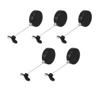 TOYANDONA 5 Pièces Câble Antivol de Sécurité en Acier Réglable Noir 1,5 | Protection Appareil, Installation Facile, Haute Sécurité, pour Téléphones et Étuis Anti-perte