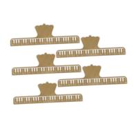 TOYANDONA 5 pièces Clips de Partition Musicale Lot pour Musiciens pour Musique Recettes Magazines et Notes de Cours
