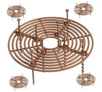 TOYANDONA 5 Pièces Couvercles de Protection pour Pots de Fleurs Lot de Antidérapantes pour Plantes Intérieures Protection Salissures Petite