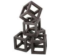 TOYANDONA 5 Pièces Décor Carré pour Aquarium Habitat et Décoratif pour Crevettes et Poissons Cachette Naturelle pour Aquarium Eau Douce