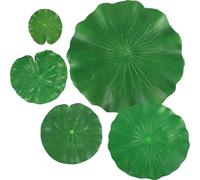 TOYANDONA 5 Pièces Décoration de Bassin Lotus Artificielles Accessoires Flottants pour Étang Aquarium et Jardin pour Mariages et Photos