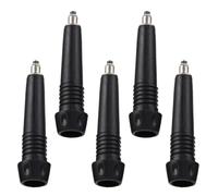 TOYANDONA 5 Pièces Embouts de Rechange en Tungstène Universels pour Bâtons de Randonnée Ski, Légers avec Compatibilité, pour Aventures en Plein Air