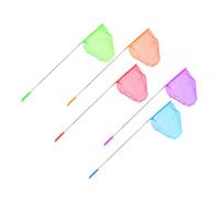 TOYANDONA 5 pièces Filets à Insectes Garçon Fille Couleur Aléatoire Filet de Sécurisé avec Poignée Antidérapante Matériel Extérieur pour Attraper Lépidoptères et Petits Couleur Aléatoire