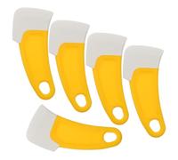 TOYANDONA 5 pièces Grattoirs Silicone pour Poêles Multifonction Nettoyant Antiadhésif Flexible pour Cuisine Maison et Restaurant Ustensiles Pratiques Suspension