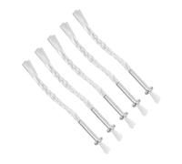 TOYANDONA 5 Pièces Mèche la Tressé Rechange pour Tube en Fer Coton de Résistance Chaleur Combustion Stable Lampe à Pétrole et Décoration Intérieure et Fêtes