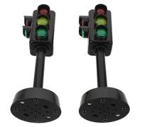 TOYANDONA 5 pièces Modèle de Feu de Circulation Signalisation Lumineuse et Sonore pour Éducation Précoce Apprentissage à et Enseignement Extérieur des Garçon Fille