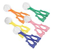 TOYANDONA 5 Pièces Pinces Colorées pour Attraper Insectes Ciseaux Capture Ludiques et Éducatifs pour Garçon Fille Matériau Écologique Jeu Exploration Extérieur Garçon Fille Portable Danger