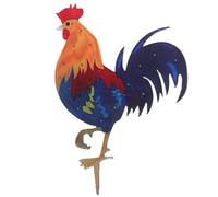 TOYANDONA 5 Pièces Piquet Décoratif Acrylique pour Jardin Panneau de Poule Vivid pour Décoration de Cour Pelouse pour Aménager Votre Espace Extérieur