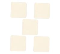 TOYANDONA 5 Pièces Serviette de bain en fibre de bambou lingette bebe lavable lingette bébé lavable tout-petit essuie une serviette bavoirs pour tout-petits demaquillante blanche