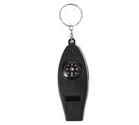 TOYANDONA 5 Pièces Sifflet Multifonction avec Boussole et Thermomètre Accessoire Pratique pour Camping et Randonnée Porte Clés avec Loupe pour Aventuriers Plein Air