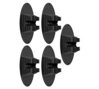 TOYANDONA 5 Pièces Support de Stationnement Stable pour Trottinette en Plastique Noir Texture Pointillée Besoin de Matériel Supplémentaire, pour Boutiques et Points de Vente
