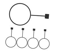 TOYANDONA 5 Pièces Support Mural pour Ballons de Sport Porte Ballons Ajustable pour Basketball Football Volleyball Rack de Rangement Robuste pour Garage et Salle de Jeux