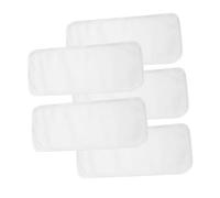 TOYANDONA 5 Pièces tapis de imperméable protecteur siège de toilette recharge couches nettoyeur gonflable coussin pipi pour bébé couche lavable de dessin animé bébé pad blanche