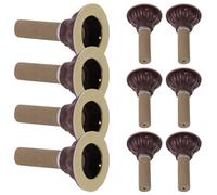 TOYANDONA 50 Bâtonnets de Moxibustion Traditionnels avec Base Accessoires de Moxibustion Multifonctionnels en Armoise Naturelle Pilier de Moxa Portable pour et Relaxation à Domicile