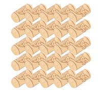 TOYANDONA 50 Bouchons de Bouteille de Vin en Liège Synthétique Haute Densité 2,1 X 4 Cm, Lot de 50 Pièces, Bouchons Hermétiques pour Bouteilles en Verre, Conservation du Vin et Vins,
