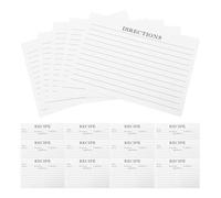 TOYANDONA 50 Fiches Recettes Vierges Recto-verso en Papier Solide, Format Standard, Couleur Unie, pour Mariage et Fête Prénuptiale, Fiches de Notes Culinaires Pratiques