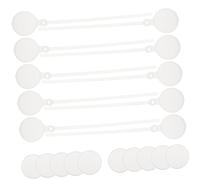 TOYANDONA 50 Pièces Anneaux de Jambe pour Volaille Bagues Identification Colorées pour Poules Canards et Cailles Pratiques pour Séparer Races et Identifier Âges