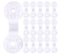 TOYANDONA 50 pièces Clips de Fixation pour Toile Accessoires de Jardin Multipurpose Clips Plastiques pour Filet de Protection pour Création Ombrés et Sécurisation de Tissus