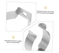 TOYANDONA 50 pièces Clips U Inox pour Tubes LED et Ampoules Support Robuste et Facile à Installer Fixation Pratique pour Lampes Fluorescentes Lot