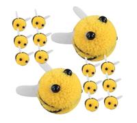 TOYANDONA 50 Pièces Mini Wool Felt Bees For DIY Crafts Soft Fake Bee Decorations For Hats Bags Clothing And Party Favors