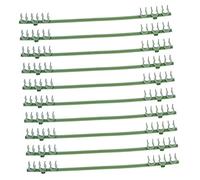 TOYANDONA 50Pièces Boucle de Support de Vigne Grimpante Boucle Réglable pour Concombres Compatible Tubes Ronds pour Supports