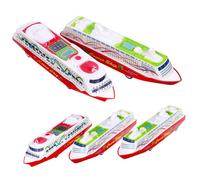 TOYANDONA 5pièces Bateau à Vapeur à Tirer Modèle Réduit Bateau De Croisière Décoration De Bureau Imitation De