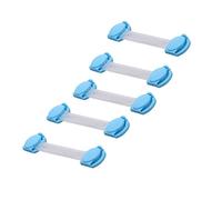 TOYANDONA 5pièces Coffret De Verrous De Sécurité Pour Garçon Fille Pour Placards Et Sangles De Sécurité Bleu Verrouillage Pratique Pour Éviter Les Accidents Et Protéger Les Petits