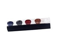 TOYANDONA 5pièces Support De Pick Holder Noir avec Médiators De Couleur Aléatoire Accessoire Pratique pour Guitaristes Installation Facile sur Stand De Microphone