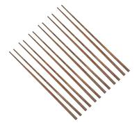 TOYANDONA 6 Paires Baguettes de Cuisine Extra Longues Bois de Poulet Sans Vernis Ni Cire Anti-chaleur Réutilisables pour Fondue Wok Nouilles et Hotpot Baguettes de Restaurant et Usage