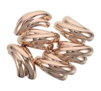 TOYANDONA 6 Pièces Attache Maillot de Bain Métal en Alliage Doré, Design en Arc Unique, Fonction Multipurpose et Séchage Rapide Vacances Plage