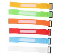 TOYANDONA 6 Pièces bracelet lumineux faire la fête accessoires néon dirigé bracelets lumineux au néon accessoires rave Bracelet de carnaval décorations de fête Accessoires de fête nylon