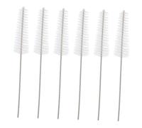 TOYANDONA 6 pièces Brosse de Nettoyage pour Aides Auditives Goupillon Nylon Fin pour Cire Oreille Outil Pratique pour Nettoyer Vent et Tube Amplificateur Auditif