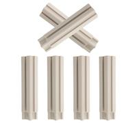 TOYANDONA 6 Pièces Colonne Design Gain de Place Verticale Beige en Plastique Installation sans Outil Facile pour Jardinière Surélevée pour Balcon Extérieur