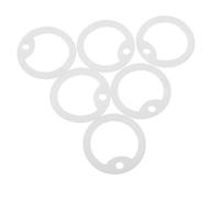 TOYANDONA 6 Pièces Couverture de Silicone de Chien Accessoires pour Chiens logement de tag Manche d'étiquette d'amortissement du Bruit tag Gardien Gel de silice