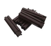 TOYANDONA 6 Pièces De Boîte De Plantation Jardin Planter Mots De Lit Jardinière pour Garde- D'extérieur Jambes De Lit De Jardin Uniquement Jardinières Élevées Plastique Café
