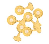 TOYANDONA 6 Pièces Épingles de Crucifix Doré pour Première Communion Badges Religieux Chrétiens pour Vêtements Chapeaux et Accessoires Élégants et Résistants