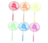 TOYANDONA 6 pièces Fil Insectes Rétractable Acier Inoxydable pour Garçon Fille Filets à Poissons Outil Pratique et Portable Bleu Jaune Vert