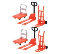 TOYANDONA 6 pièces Jeu Véhicules pour Garçon Fille Ensemble Éducatif de Simulation de Circulation Routière avec Outils de Construction et Barricades pour Apprentissage Famille École