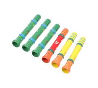 TOYANDONA 6 pièces Jouets Sifflet Bois pour Garçon Fille Instruments de Musique Créatifs Bois Jouets Éducatifs pour Filles et Garçons Surface Lisse Sans Risque Stimulation Couleur Aléatoire