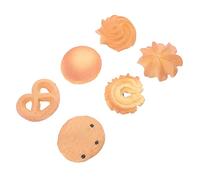 TOYANDONA 6 pièces Lot de Pinces à Cheveux Forme de Biscuit Amusantes Accessoires Coiffure pour Filles et Femmes pour Parties et Vie