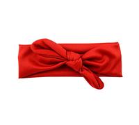 TOYANDONA 6 pièces Lot de Têtes Élastiques avec Nœud pour Garçon Fille Accessoires Capillaires Unisexes Blanc Orange Rose Rouge Jaune