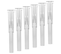 TOYANDONA 6 Pièces Mini Buse de Fontaine pour Bassin, Tête Champignon | Débit Doux, Circulation Continue, Installation Facile, Usage Bureau et Étude, Compatibilité Souple