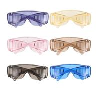 TOYANDONA 6 Pièces Mini Goggles for Dolls Safety Eyewear with UV Protection Cute Miniature Glasses for Dollhouse Stuffed Animals and Plush Toys Decoration