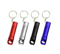 TOYANDONA 6 Pièces Mini Lampe Torche LED Porte-clés avec Ouvre-bouteille Design Créatif et Compact Porte-clés Décoratif et Pratique pour Hommes et Femmes Couleurs Couleur Aléatoire