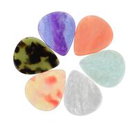 TOYANDONA 6 Pièces Resin Guitar Picks For Acoustic Electric Bass Guitars Lightweight Plectrums With Smooth Texture For Precise Fast Picking And Comfortable Playing Set