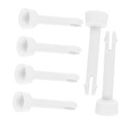 TOYANDONA 6 Pièces Skimmer Locking Pin with Cap Pool Pole Attachment Replacement Durable Plastic for Swimming Pool Accessories