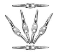 TOYANDONA 6 Pièces Taquets Métal pour Cordon de Store Lot de Fixation Murale Robuste Accessoires de Remplacement pour Stores Vénitiens et Rideaux Installation Facile pour Maison et Bureau