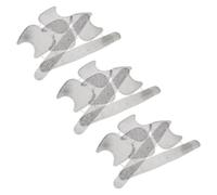 TOYANDONA 6 Pièces Toile de Maille en Plastique Noire pour Paquet au | Feuille Prédécoupée à Bords Lisses, Structure pour Fonds de Paquet, Compatible Accessoires Crochet