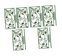 TOYANDONA 6 Pièces Trellis de Plantes Grimpantes Support Jardin Vertical pour Fleurs Plantes pour Créer Un Jardin Charmant Sain Hauteur